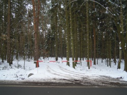 cesta je využívána denně, dle obecního úřadu pro obsluhu lesa (29.1.2014 - 3.den po sněžení).JPG