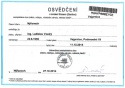 Osvědčení o zvolení Ing. Ladislava Vostrého členem Zastupitelstva obce Vejprnice dnem 11.10.2014.jpg